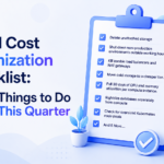 cloud cost optimization checklist